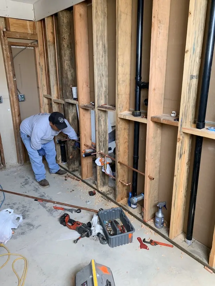Commercial rough-in plumbing for Water Heater Replacement in Sunset